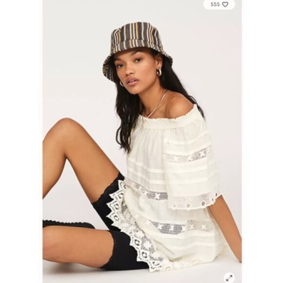 NWT-Free People Sounds of Summer Tunic - M - Picture 1 of 6